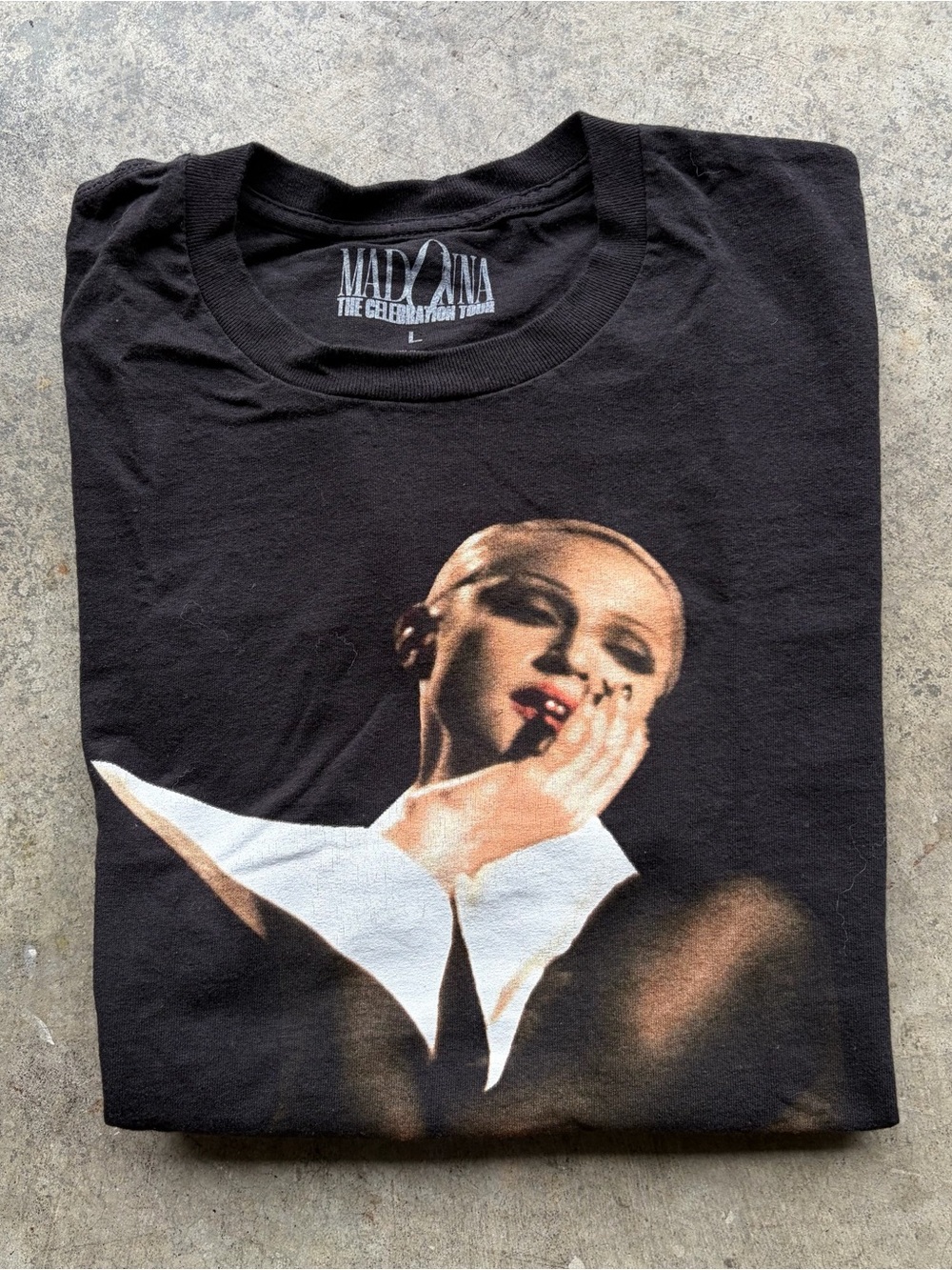 Madonna T-Shirt Celebration Tour Concert Official Merchandise Black